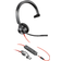 Poly Blackwire 3315 Monaural USB-C + 3.5mm Plug + USB-C/A Adapter Black