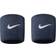 Nike Swoosh Wristband 2-pack - Obsidian/White