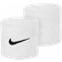 Nike Swoosh Wristband 2-pack - White/Black