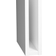 Maze Interior F Right White Wall Shelf 21cm