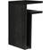 Maze Interior F Right Black Wall Shelf 21cm
