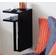 Maze Interior F Left Black Wall Shelf 21cm