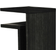 Maze Interior F Left Black Wall Shelf 21cm