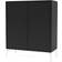 Montana Furniture Cover Black Storage Cabinet 70x70cm