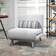 Homcom Linen 3-in-1 Convertible Light Grey Armchair 75cm