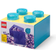 LEGO Storage Brick 4 Top Lid Glitter Light Blue