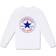 Converse Kid's Long Sleeve T-shirt Chuck Patch - White (866243-001)