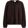 H&M Kofta Med Lös Passform - Mörkbrun