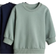 H&M Cotton Sweatshirts 3-pack - Dusty Green/Dark Blue (1088057017)