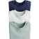 H&M Cotton Sweatshirts 3-pack - Dusty Green/Dark Blue (1088057017)