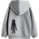 H&M Printed Hoodie - Grey Marl/Minecraft (1063809059)