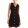 H&M Button Front Dress - Black