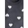 H&M Brushed Inside Sweatshirt - Dark Grey/Hearts (1246179035)