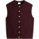 H&M Fine Knit Waistcoat - Burgundy