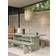 ferm LIVING Rink 35x200 Cm Mdf Tea Green 1104270165 Siddebænk
