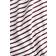 H&M Dam Långärmad Bomullströja - Mörkröd/Randig