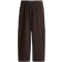 H&M Belted Tailored Trousers - Dark Brown