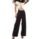 H&M Belted Tailored Trousers - Dark Brown