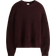 H&M Burgundy Rib-knit Jumper - Burgundy