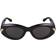 Bottega Veneta BV1322S 001 Solglasögon Acetat Svart Grå