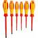 Knipex 00 20 12 V02 Skruvmejsel Set 6 Delar Skruvmejsel