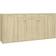 vidaXL 3074930 Sonoma Oak Sideboard 160x75cm 2pcs