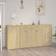 vidaXL 3074930 Sonoma Oak Sideboard 160x75cm 2pcs