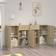 vidaXL 3074930 Sonoma Oak Sideboard 160x75cm 2pcs