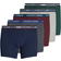 Jack & Jones Plus Size 5-pack Trunks - Blue/Dark Grey Melange