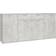 vidaXL 3074931 Concrete Gray Sideboard 160x75cm 2pcs