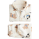 H&M Fleece Set 2-piece - Cream/Dogs (1298834001)