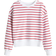 H&M Crew Neck Sweatshirt - White/Red Striped (1228171019)