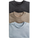 H&M Baby Bomull Sweatshirt 3-Pack - Ljusblå/Mörkgrå