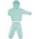 adidas 3-Stripes Fleece Hoody Jogger Sweatset - Halmin/White