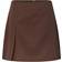 Pieces Pcjammi Mini Pleated Mini Skirt - Brown