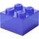 LEGO Storage Opbevaringsboks 4 Knopper Glitter Violet