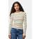 Pieces Pcmira New Ls O-Neck Knit - Birch Black Narrow