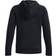 Under Armour Boy's Rival Fleece Hoodie - Black/White (1379792-001)
