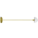 Herstal Vienda Ø20 cm H125 cm E14 Messing/Opal Gulvlampe 125cm
