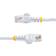 StarTech Snagless Cat5e RJ45 - RJ45 M-M White 1m