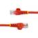 StarTech Snagless Cat5e RJ45 - RJ45 M-M Red 1m