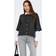 Only Cardigan Strikket Med Korte Ærmer - Dark Grey Melange