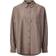 Pieces Pcemmy LS Loose Shirt WVN D2D Långärmade Skjortor - Chicory Coffee/Java/White
