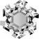 Alessi La Stanza Dello Scirocco Silver Fruit Bowl 27.3cm
