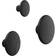 Muuto The Dots Knage Ø9 cm Kroge Bøjler Ask Sort Tøjkrog 9cm