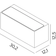 Norlys Asker 1300 Väggarmatur LED 9.3W 3000K 2x628lm Väggplafond 30.2cm