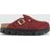Birkenstock Thick Suede Leather Sandals Boston Papillio - Rouge