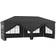 OutSunny 84C-425V01BK - Black 3x6 m