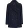 Max Mara Caban Virgin Wool Pea Coat - Blue