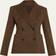Max Mara Zulma Plaid Cotton Wool Double-Breasted Jacket - Brown